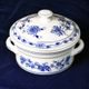 Baking pot with lid, Original Blue Onion Pattern, QII