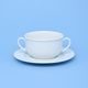 Cup 310 ml soup plus saucer 17 cm, Thun 1794 Carlsbad porcelain