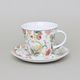 Tea / coffee cup and saucer 220 ml, Thun 1794 Carlsbad porcelain, TOM 30005