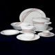 Dining set for 6 persons, Thun 1794 Carlsbad porcelain, SYLVIE 80382