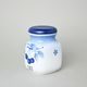 Salt dose 0,6 l, Thun 1794 Carlsbad porcelain, BLUE CHERRY