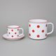 Mug Retro 750 ml huge, Red dots, G. Benedikt 1882