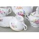 Tea set for 6 pers., Thun 1794 Carlsbad porcelain, BERNADOTTE Meissen Rose