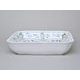 Salad dish square 24 cm, Green Onion Pattern, Cesky porcelan a.s.