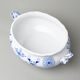 Mísa polévková oválná 3 l s figurkou na víku, cibulový vzor, Míšeňský porcelán