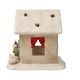 Candle holder Snowed-in Chicken Coop 14.5 / 16.5 / 15.5 cm, stoneware, Goebel