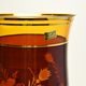 Egermann: Vase Amber Yellow Stain, h: 35 cm, Crystal Vases Egermann