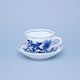 Cup and saucer A/2 + B, 170 ml / 14 cm, Original Blue Onion Pattern