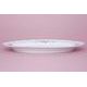 Pink line: Dish flat oval 36 cm, Thun 1794 Carlsbad porcelain, BERNADOTTE roses