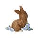 Annual bunny 2026, 8,5 / 4 / 8,5 cm, biscuit china, Goebel