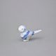 Porcelain Decoration - Bird small, 16,2 cm, different colors, Goldfinger porcelain