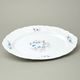 Dish oval 34 cm, Thun 1794, karlovarský porcelán, BERNADOTTE butterflies