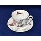 Psi: Šálek 420 ml a podšálek snídaňový, anglický kostní porcelán Roy Kirkham