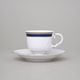 Vicomte 92018: Cup espresso 80 ml plus saucer 120 mm, Thun 1794 Carlsbad porcelain