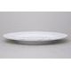 Club plate 30 cm, Thun 1794 Carlsbad porcelain, BERNADOTTE frost, Platinum line