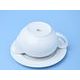 Sauce boat 400 ml plus undersaucer, Thun 1794 Carlsbad porcelain, Opal white