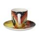 Cup 100 ml and saucer 11,5 cm, Gatti in autunno, fine bone china, Goebel