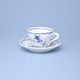 Cup + saucer A + A 80 ml / 11 cm for espresso, Eco blue, Cesky porcelan a.s.