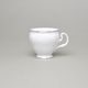 Coffee cup tall 150 ml, Thun 1794 Carlsbad porcelain, BERNADOTTE platinum