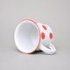 Mug Tina 240 ml, red dots, Cesky porcelan a.s.