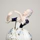 Lady Rococo 12 x 11 x 21,5 cm, isis, Porcelain Figures Duchcov