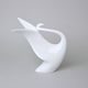 Labuť 18 x 13,5 x 17,3 cm, bílé, Porcelánové figurky Duchcov