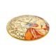 Wall clock Alphonse Mucha - Summer 1900, porcelain, 31.00 / 31.00 / 5.00 cm, Goebel