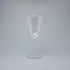 Luxusní designová sklenice na bílé víno 350 ml vyšší stopka, Sklárna Květná 1794