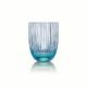 Crystal Glasses Tumbler 200 ml, Set of 6 pcs. Aquamarin - Sponde, Kvetna 1794 Glassworks