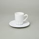 Cup 80 ml + saucer 12 cm espresso, Ribby, G. Benedikt 1882