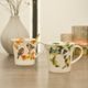 Hrnek sýkorka modřinka 13 / 10,5 / 9,5 cm, jemný kostní porcelán, Goebel