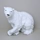 Polar Bear 40 x 23,5 x 30, White, Royal Dux Bohemia