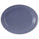 Beat lilac blue: Dish oval flat 35 x 28 cm, Seltmann porcelain