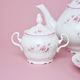 Pink line: Tea set for 6 persons, Thun 1794 Carlsbad porcelain, BERNADOTTE roses