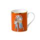 Blenheim Palace - Indian Room, Elephant: Mug orange 280 ml, English Fine Bone China, Roy Kirkham