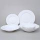 Dining set 25 pcs., Thun 1794 Carlsbad porcelain, BERNADOTTE gold line