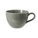 Beat pearl-grey: Cup 350 ml breakfast, Seltmann porcelain