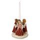 Three Angels dancing candleholder 19 / 19 / 17.5 cm, stoneware, Goebel