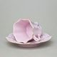 Cup and saucer mocca 80 ml, Olga 585 Mucha, Rose China