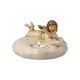 Angel Letter to the Holy Child 15 / 15 / 9 cm, stoneware, Goebel