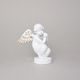 Angel 12 cm, white + gold, Porcelain Figures Duchcov