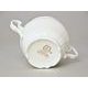 Sugar bowl 0,3 l, Thun 1794 Carlsbad porcelain, BERNADOTTE ivory + gold