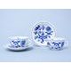 Cup + saucer tea Prague Charles bridge 0,20 l / 15,5 cm tea, 1 pcs., Original Blue Onion pattern