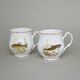 Mug Jonas 310 ml, 2 pcs., Thun 1794 Carlsbad porcelain, BERNADOTTE fishing