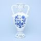 Vase perforated 29 cm, Original Blue Onion Pattern