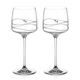 Soho - Set 2 sklenic na bílé víno 410 ml, Swarovski Crystal, DIAMANTE
