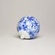 Christmas decoration - ball, Collage, 6,5 cm mini, Original Blue Onion Pattern