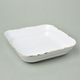 Bowl square 25 cm J, Thun 1794 Carlsbad porcelain, BERNADOTTE gold line