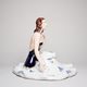 Lady sitting 20 x 24 x 19 cm, Isis, Porcelain Figures Duchcov