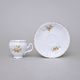 Espresso cup and saucer 75 ml / 12 cm, Thun 1794 Carlsbad porcelain, BERNADOTTE 023011